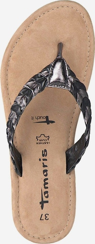 TAMARIS T-Bar Sandals in Grey