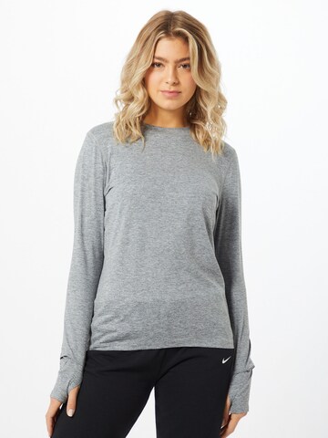 T-shirt fonctionnel 'Element' NIKE en gris : devant