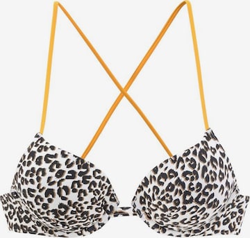 BUFFALO Push-up Bikini-Top 'Kitty' in Weiß: predná strana