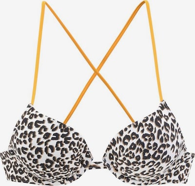 BUFFALO Bikini top 'Kitty' in Brown / Yellow / White, Item view