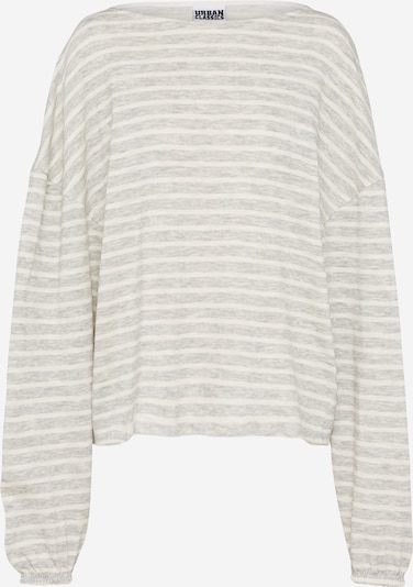 Urban Classics Pull-over oversize en gris clair / blanc, Vue avec produit