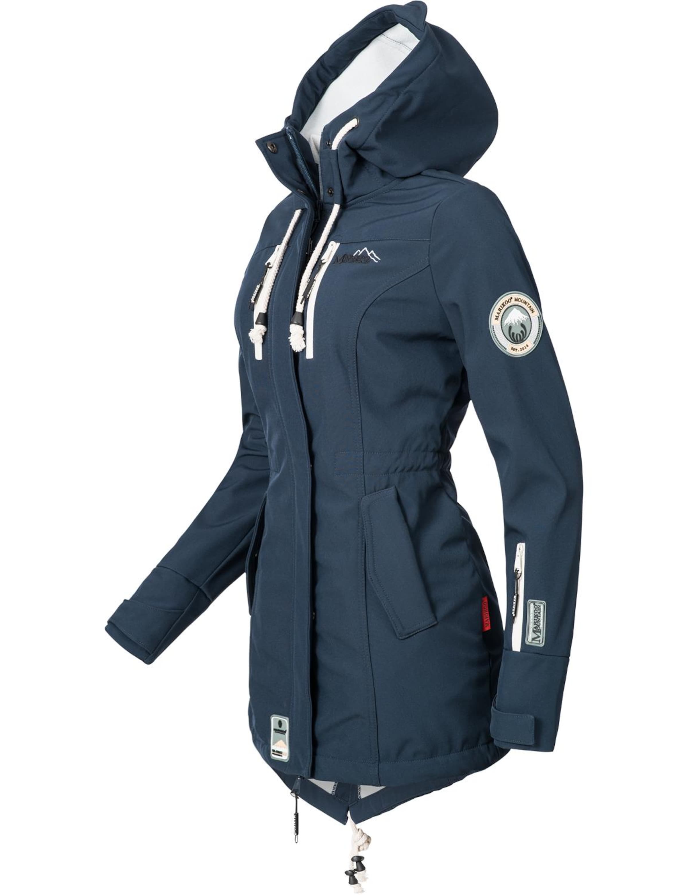 MARIKOO Λειτουργικό παλτό 'Zimtzicke' σε μπλε