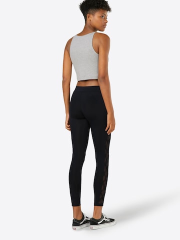 Urban Classics Skinny Leggings in Black: back