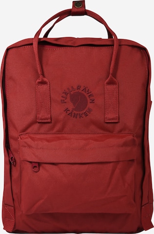 Zaino sportivo 'Re-Kanken' di Fjällräven in rosso: frontale