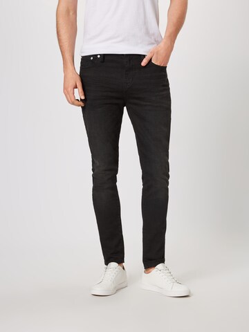 Superdry Skinny Jeans 'Travis' in Zwart