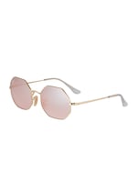 Ray-Ban Ochelari de soare, culoarea galben auriu