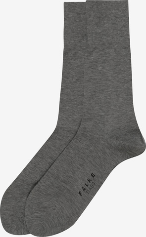 FALKE Къси чорапи 'Tiago' в сиво: отпред