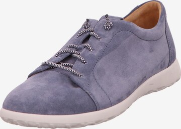 Ganter Lace-Up Shoes in Blue: front