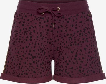 BUFFALO Shorts in Lila: front