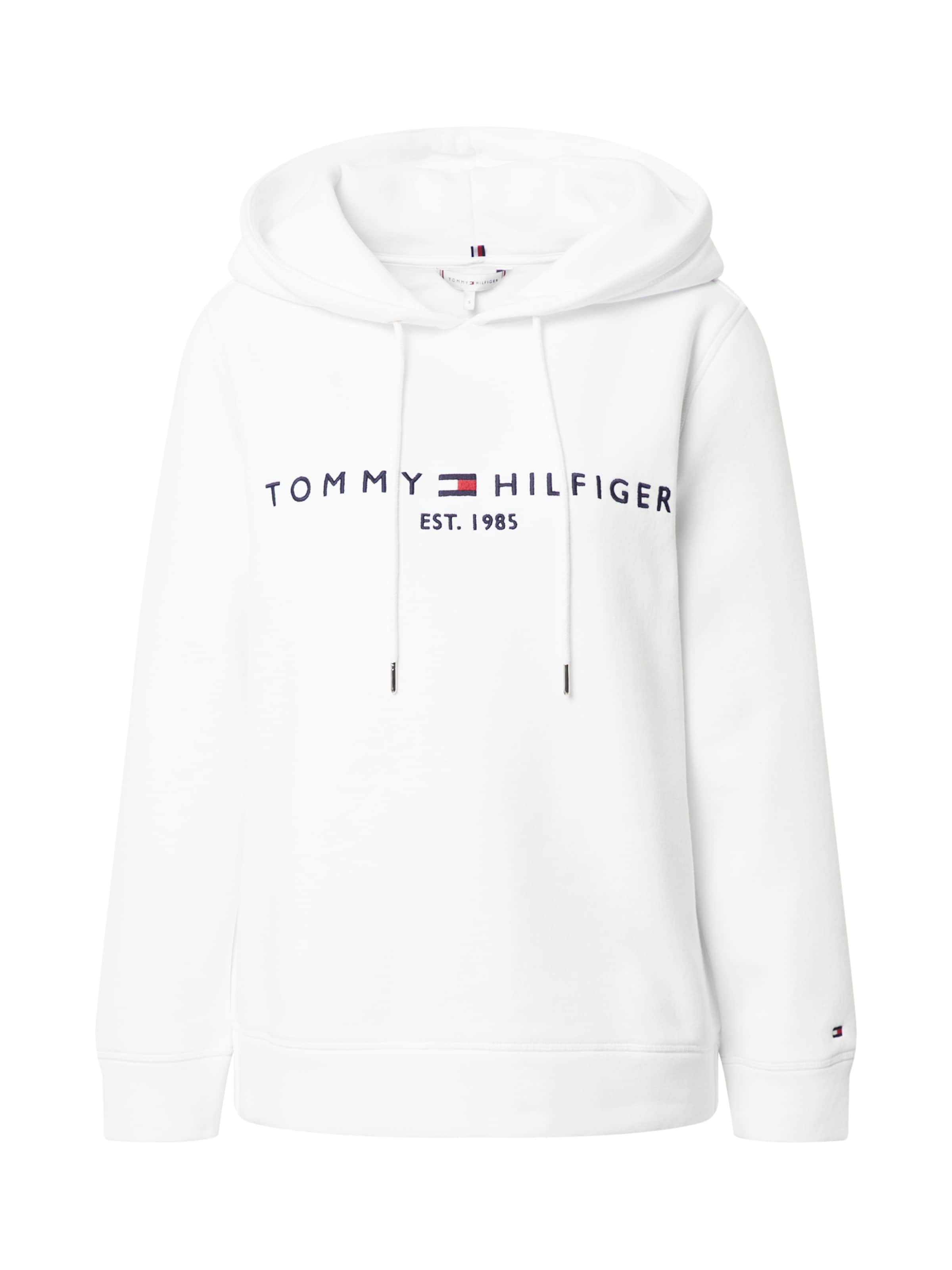 TOMMY HILFIGER Mikina 'HERITAGE' - Biela: predná strana