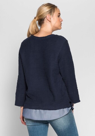 SHEEGO Sweatshirt in Blau