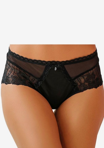 LASCANA Boyshorts in Black: front