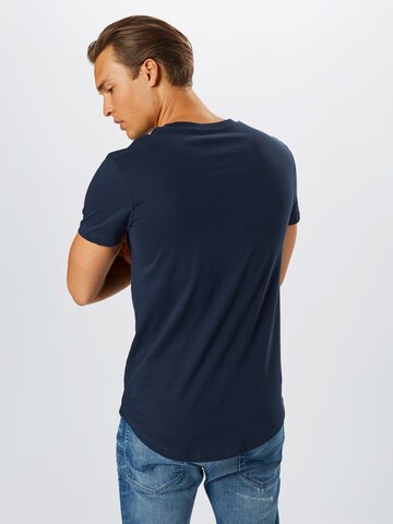 Coupe regular T-Shirt TOM TAILOR DENIM en bleu