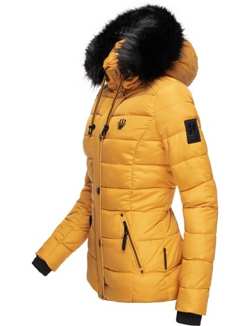 NAVAHOO Winter Jacket 'Zuckerbiene' in Yellow