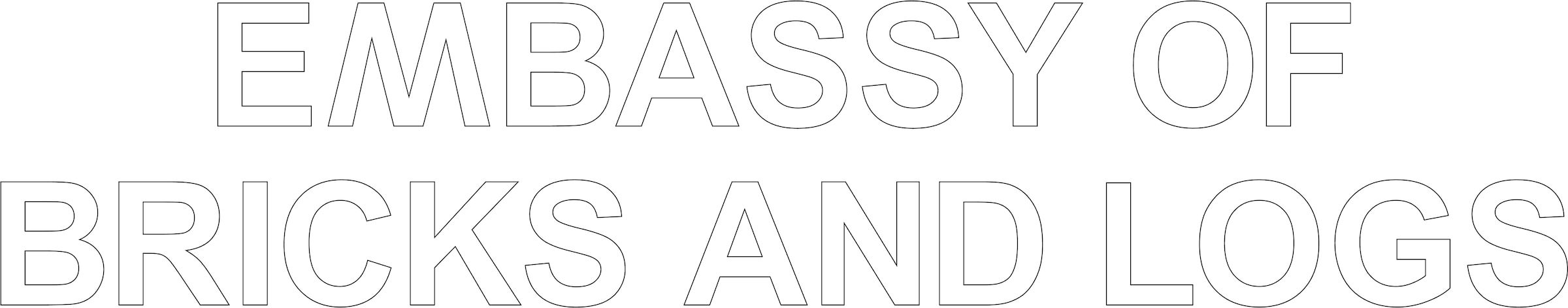 Embassy of Bricks and Logs Logo