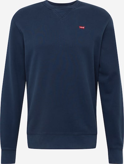 LEVI'S ® Sweatshirt 'The Original HM Crew' in de kleur Donkerblauw / Rood / Wit, Productweergave