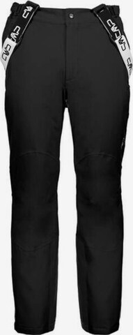 CMP Regular Outdoor Pants in Black: front