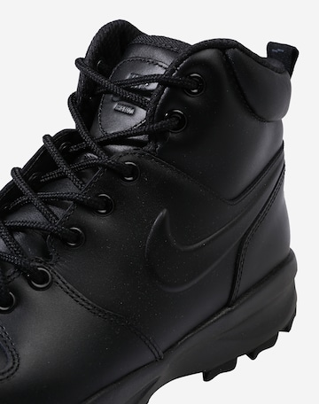 Nike Sportswear High-Top Sneakers 'Manoa' in Black