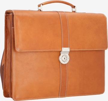 LEONHARD HEYDEN Document Bag 'Bergamo' in Brown