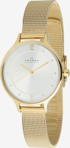 SKAGEN Analoog horloge 'ANITA' in Goud: voorkant