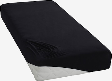 MY HOME Bed Sheet in Black: front