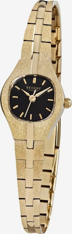 REGENT Analog Watch '12160053' in Gold: front