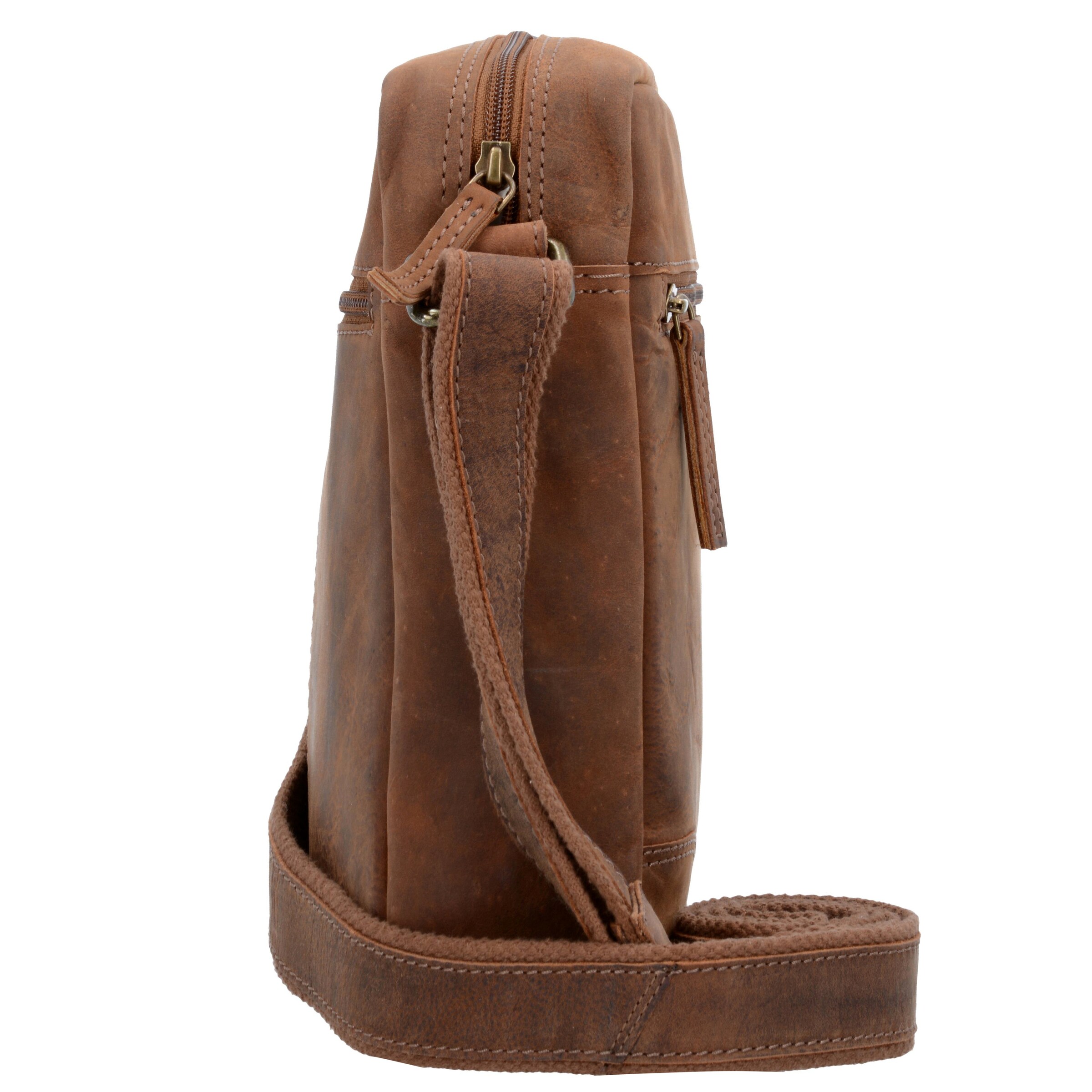 Greenland Nature Crossbody bag 'Montenegro' in Brown