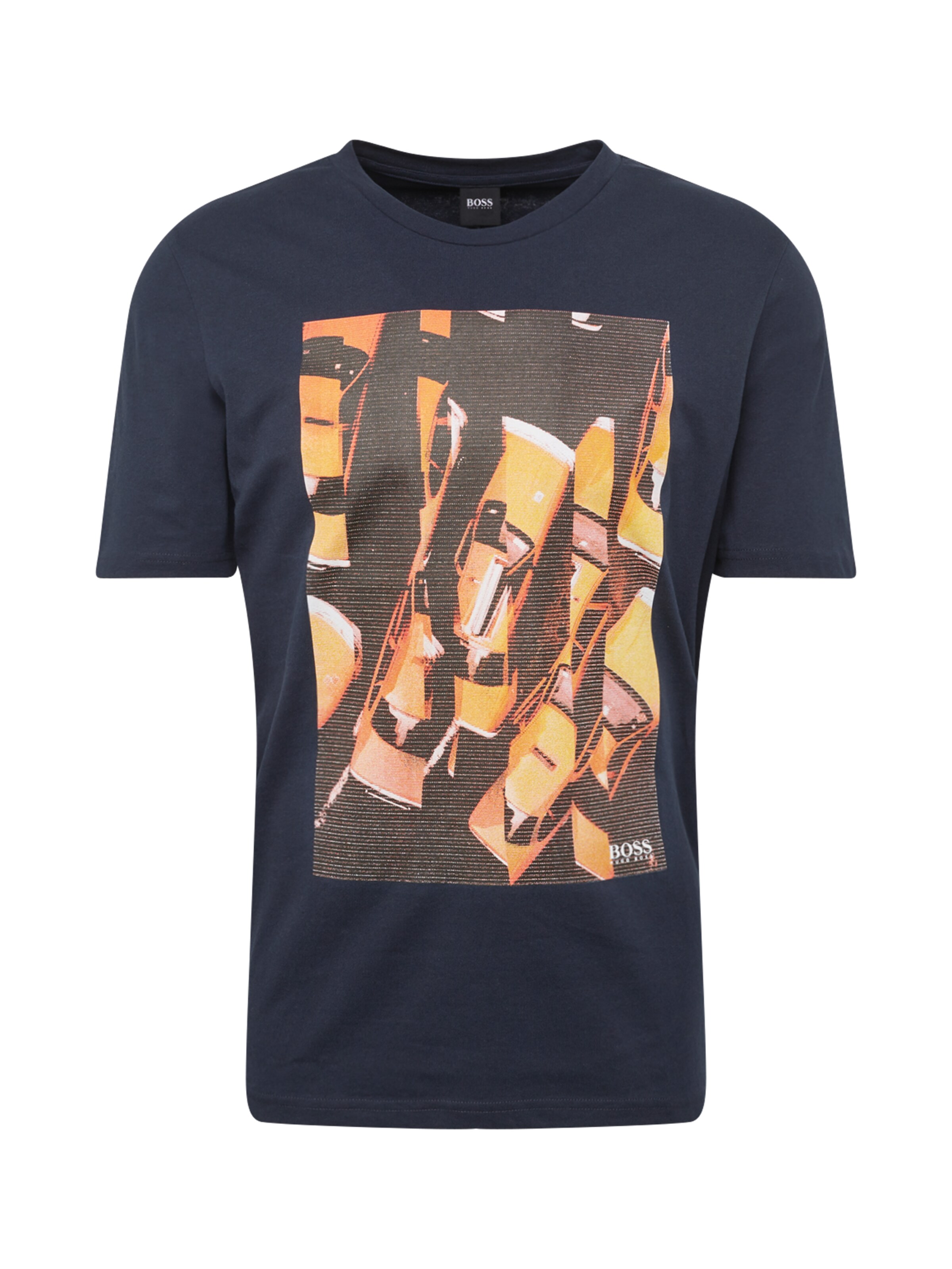 BOSS - Shirt 'Trek 1 10208401 01' in de kleur Donkerblauw