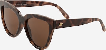 LE SPECS Okulary przeciwsłoneczne 'LIAR LAIR' w kolorze brązowy: przód