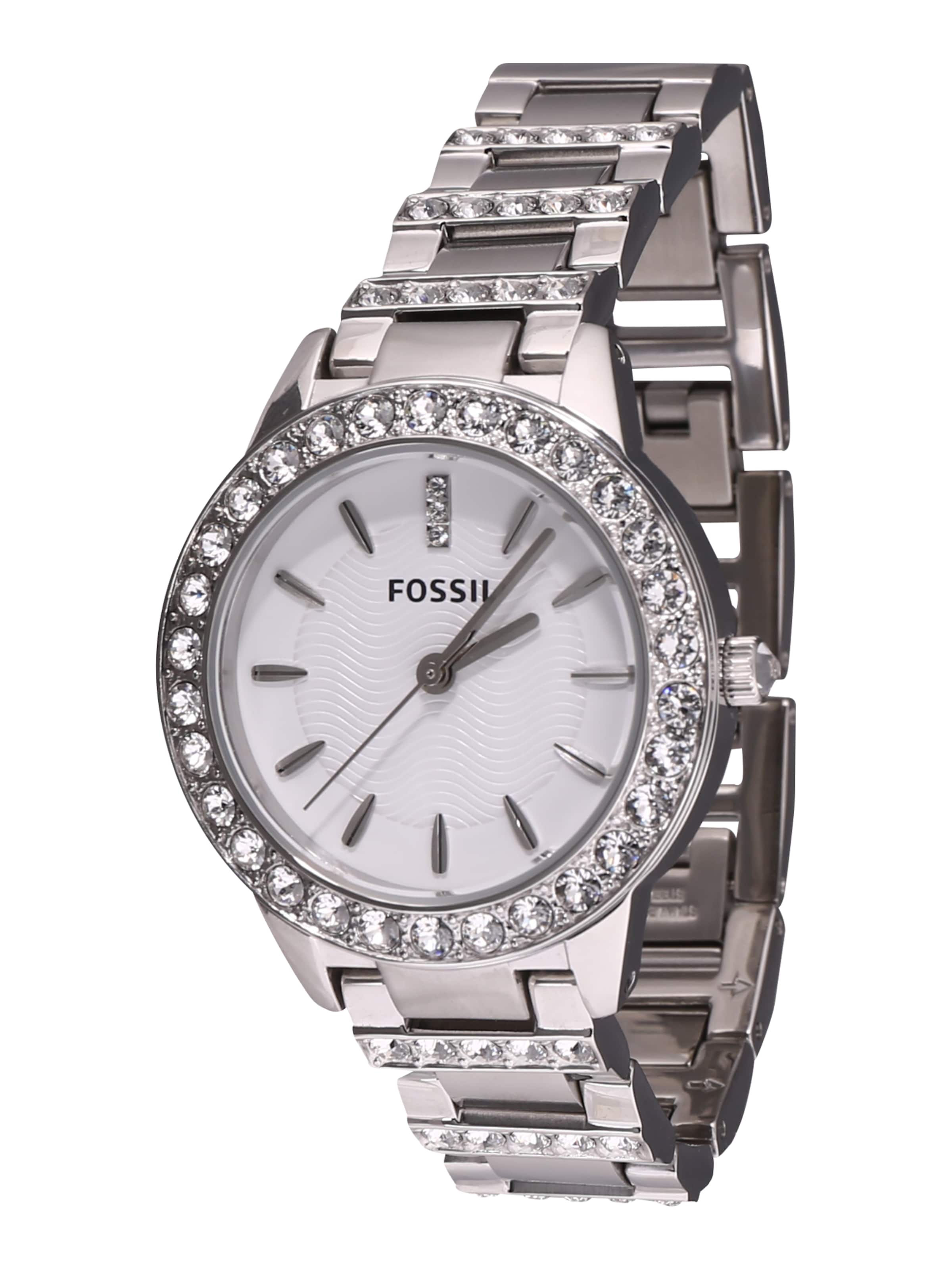 FOSSIL Analogna ura 'JESSE' | srebrna barva