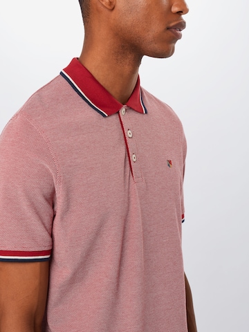 JACK & JONES Regular Fit Poloshirt 'Bluwin' in Rot