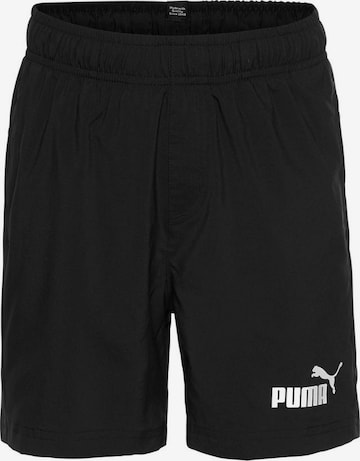 PUMA Regular Sportbroek in Zwart: voorkant