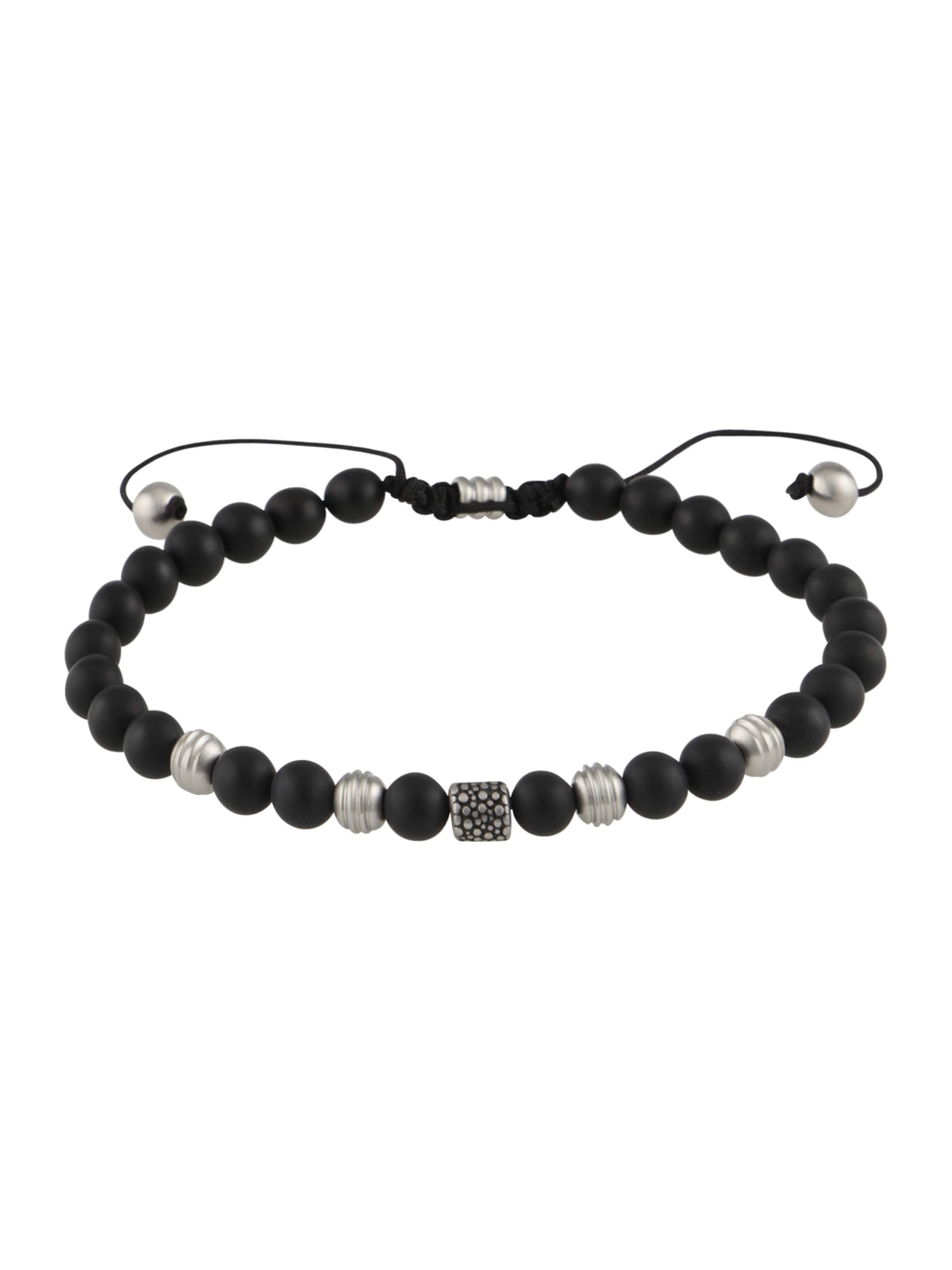 ROYAL-EGO - Armband 'Bead Bracelet' in de kleur Zilvergrijs