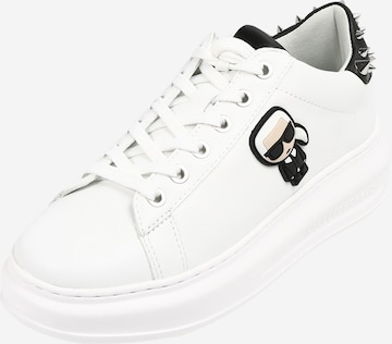 Karl Lagerfeld Sneakers laag 'Kapri' in Wit: voorkant
