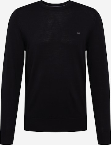 Calvin Klein Regular fit Trui in Zwart: voorkant