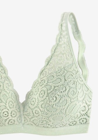 PETITE FLEUR Triangel Bralette-BH in Grün