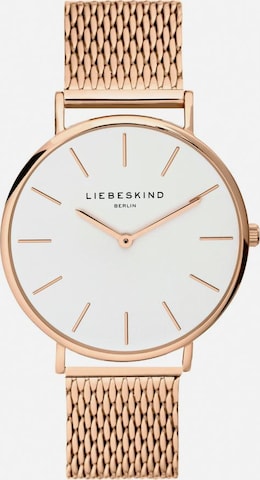 Liebeskind Berlin Analoog horloge in Goud: voorkant