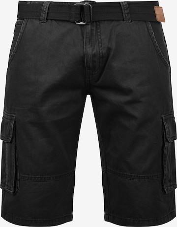 INDICODE JEANS Regular Cargoshorts 'Costa' in Schwarz: predná strana