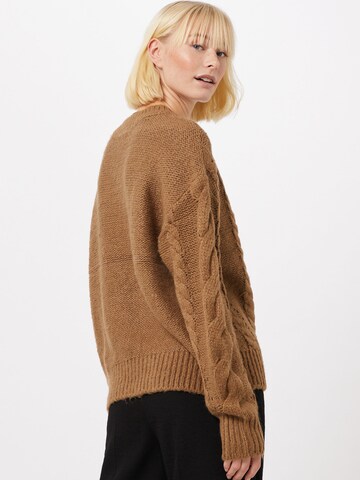 VERO MODA Pullover 'Paca' in Braun