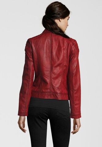 7ELEVEN Lederjacke 'Riviera' in Rot