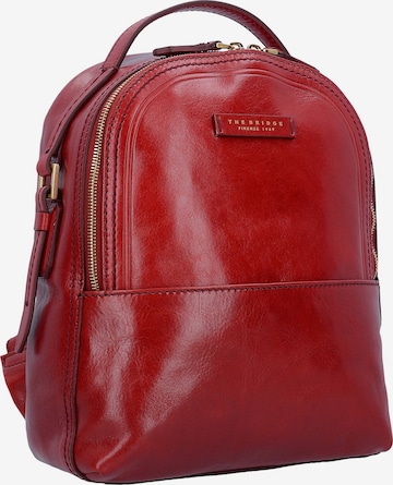 The Bridge Pearldistrict Rucksack Leder 32 cm in Rot