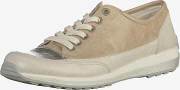 ARA Sportieve veterschoen in Beige: voorkant