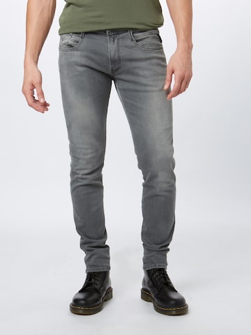 REPLAY Slimfit Jeans 'Anbass' in Grijs: voorkant