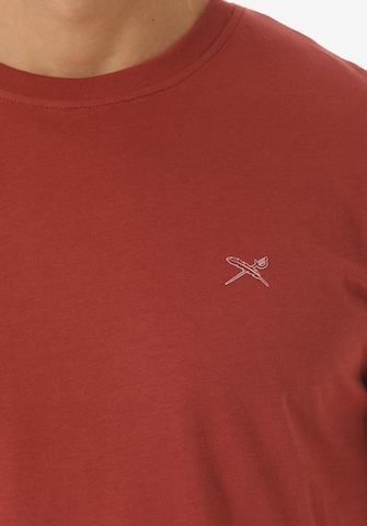 T-Shirt 'Turn up' Iriedaily en rouge : devant
