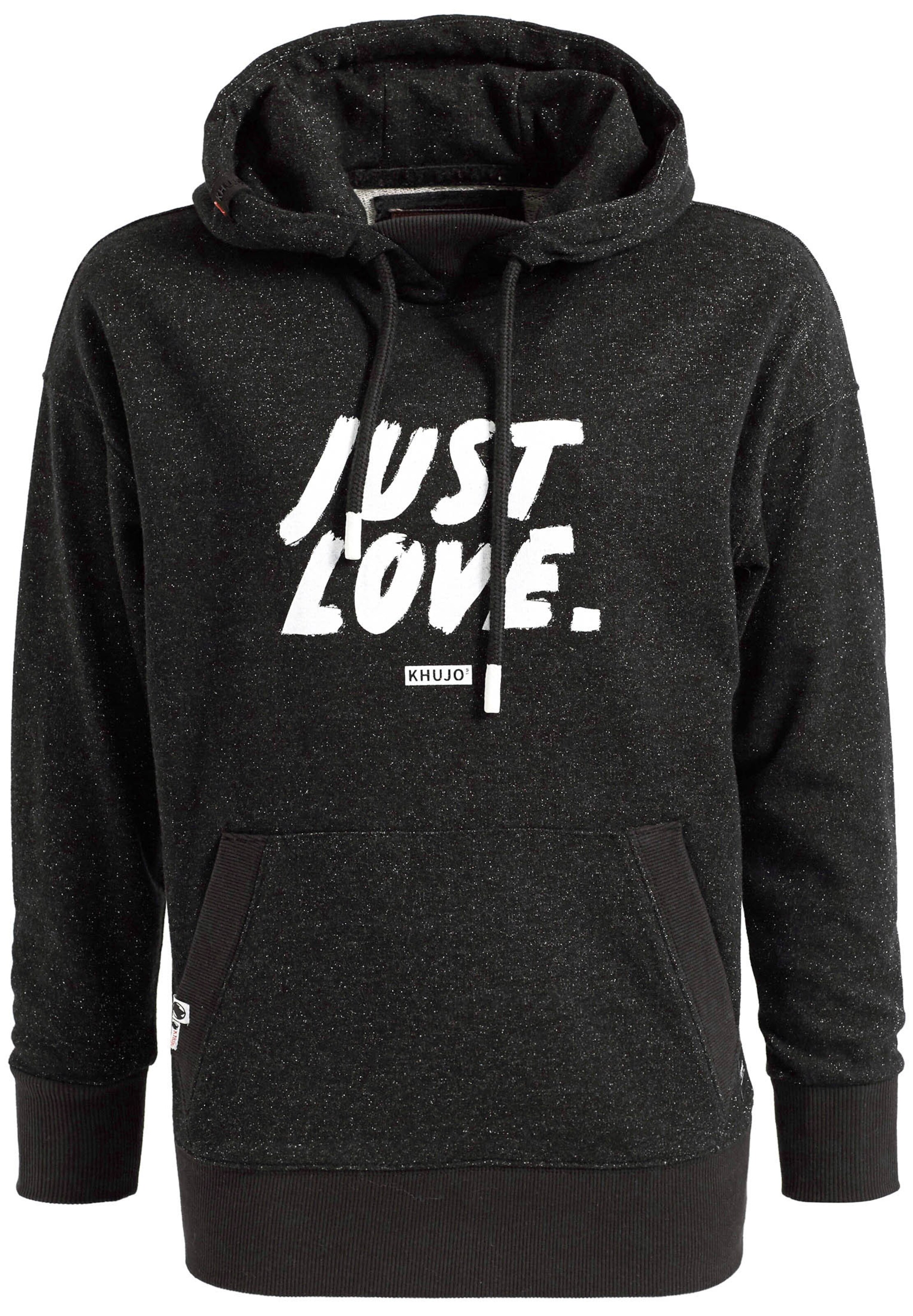 khujo - Sweatshirt ' GEMMA ' in de kleur Zwart