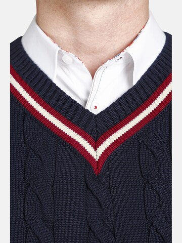 Charles Colby Sweater Vest in Blue