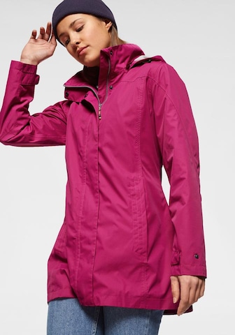 Manteau outdoor CMP en violet : devant