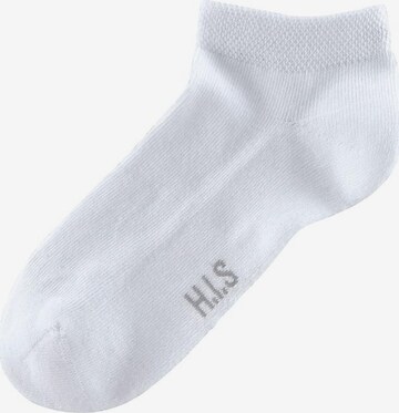 H.I.S Къси чорапи в бяло: отпред