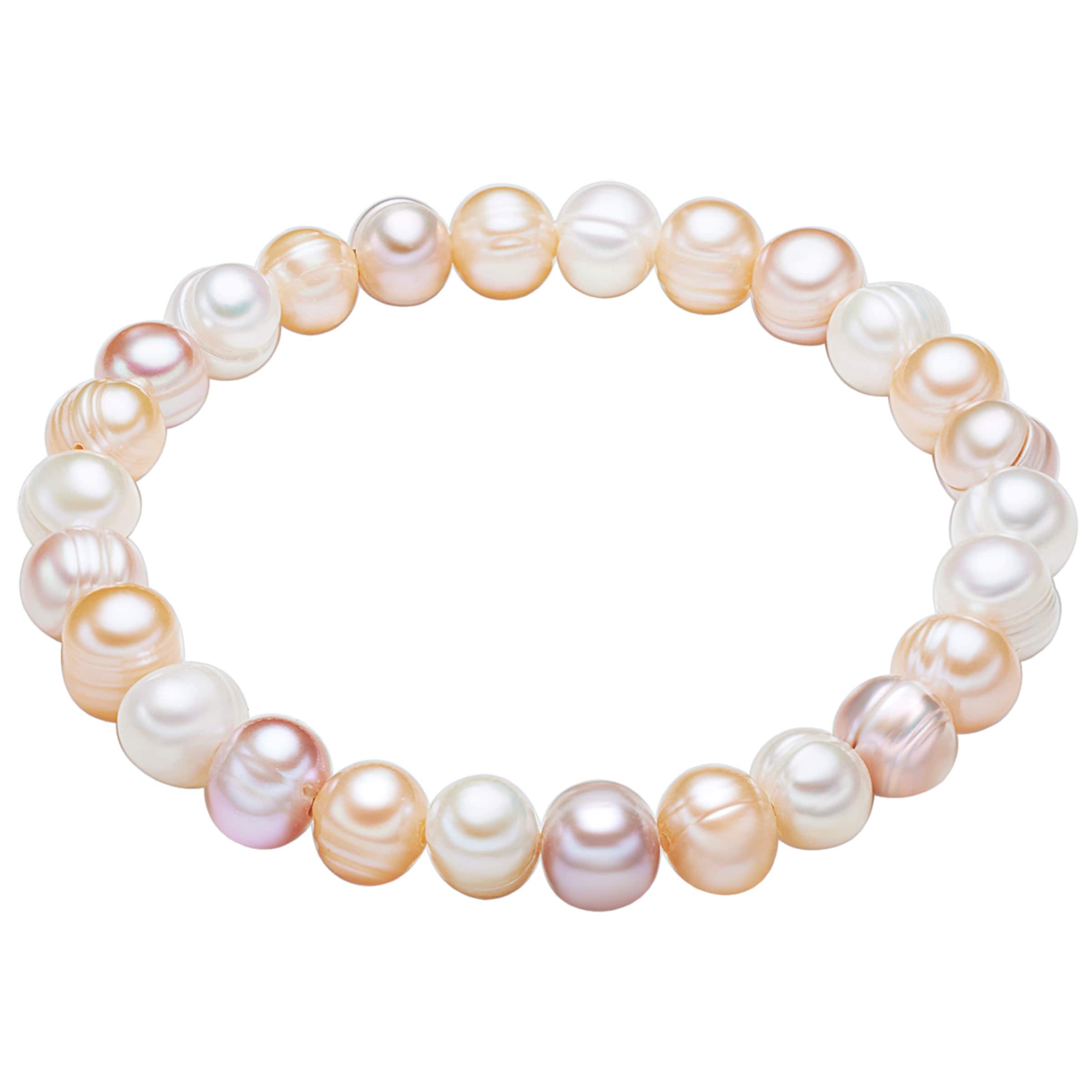 Bracelet Valero Pearls en blanc : devant