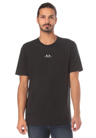 OAKLEY Regular fit Performance Shirt 'Bark New' in Black: front